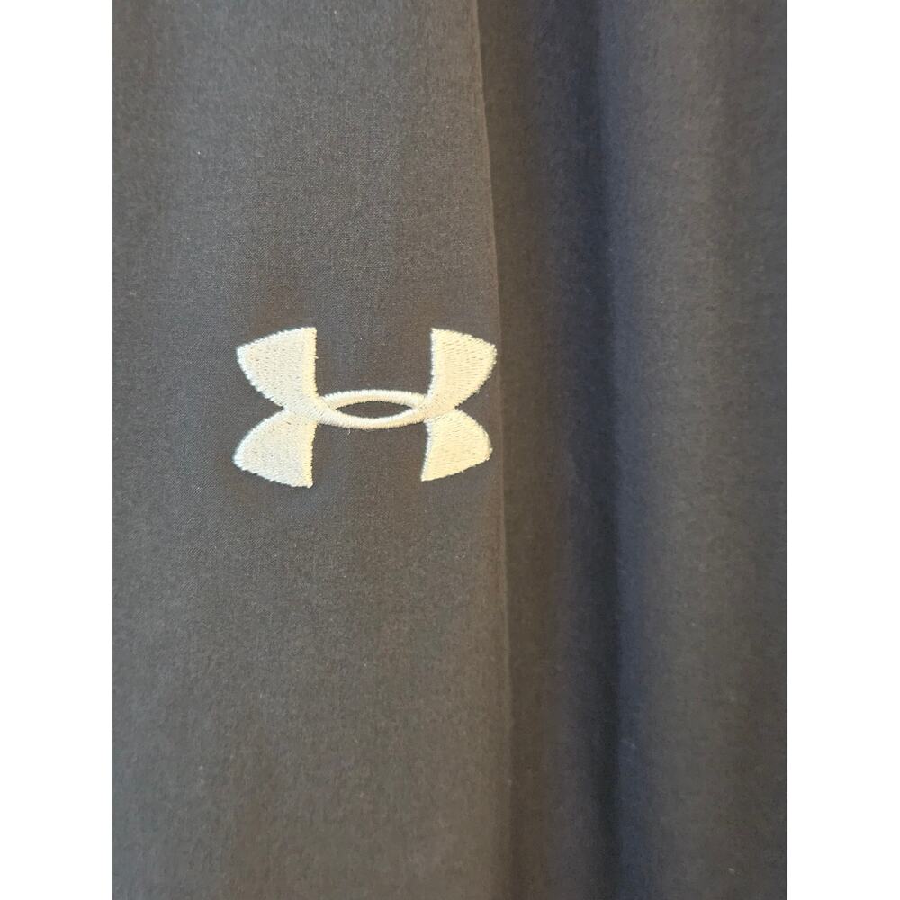 Under Armour Men's Hockey Warm Up Pants Medium Black NWT Ankle Zip - Picture 9 of 12